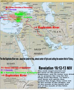 The Four Angels are demonic and control all Islam, Especially Islam East of the Euphrates River. The 200 million are Islamic fascists, not China. Image copyrighted by RobertLeeRE 